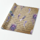 Search for feathers wrapping paper Bird