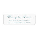 Search for turquoise return address labels Aqua