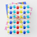 Search for autism wrapping paper Rainbow