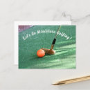 Search for mini golf postcards Golfer