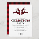Search for buffalo plaid christmas invitations Black