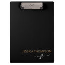 Search for gold clipboards Black