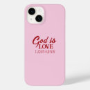 Search for god is love iphone cases Inspirational
