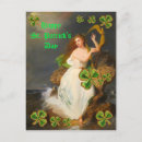 Search for harp of erin postcards Shamrocks