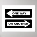 Search for one way Black and white