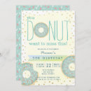 Search for boy doughnut birthday invitations Cute