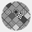 Search for black and white geometric stickers Squares