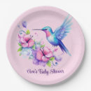 Search for hummingbird baby shower Watercolor