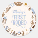 Search for western birthday party stickers Blue