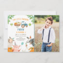 Search for fall farm birthday invitations Pumpkin