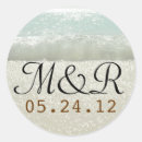 Search for tropical seals wedding stickers Ocean