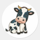 Search for cow illustration stickers Cartoon