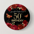 Search for red rose badges Gold