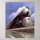 Search for train art deco posters Locomotive