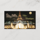 Search for landmark business cards Eiffel tower