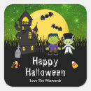 Search for green frankenstein stickers Trick or treat