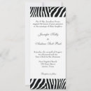Search for zebra wedding invitations Jungle
