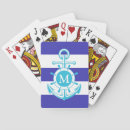 Search for blue anchor playing cards Sailing
