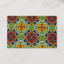 Search for textile business cards Geometric