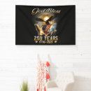 Search for god bless banners Usa 250