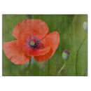 Search for red poppies chopping boards Summer