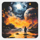 Search for interstellar stickers Galaxy