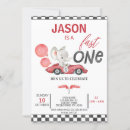 Search for red race car invitations Modern