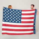 Search for red white and blue blankets Usa