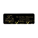 Search for 30 return address labels Black