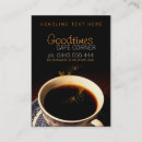 Search for coffee business cards Dark
