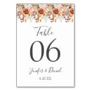 Search for fall leaves numbers table table cards Botanical floral