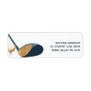 Search for golf club return address labels For him