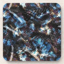 Search for snake skin coasters Black