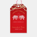 Search for indian wedding favour tags Elephant
