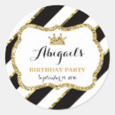 Search for gold crown stickers Princess birthday party