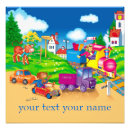 Search for children train posters For kids