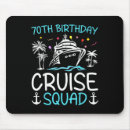 Search for 70th birthday mousepads Cruise