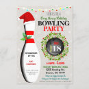 Search for bowling seasonal invitations Holiday bowling party