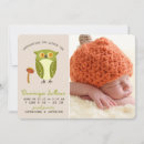 Search for woodland birth announcement cards Owl