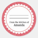 Search for from the kitchen of labels Red