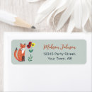 Search for woodland fox return address labels Baby
