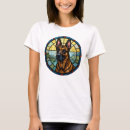 Search for stained glass tshirts Dog