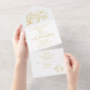 Search for cheers to 50 years invitations Golden anniversary