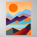 Search for geometric mountains posters Minimalist