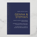 Search for shimmer wedding invitations Navy