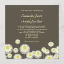 Search for daisy square wedding invitations Modern