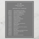 Search for timeline wedding programs Modern