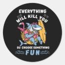 Search for funny shark stickers Waves