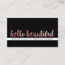 Search for hello beautiful business cards Typography