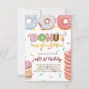 Search for donut miss this party invitations Colourful